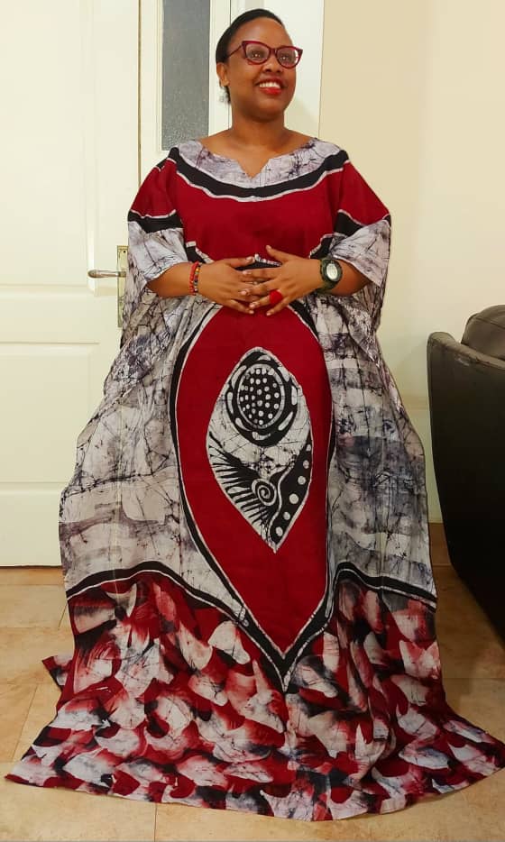 Modern African Fusion Dress